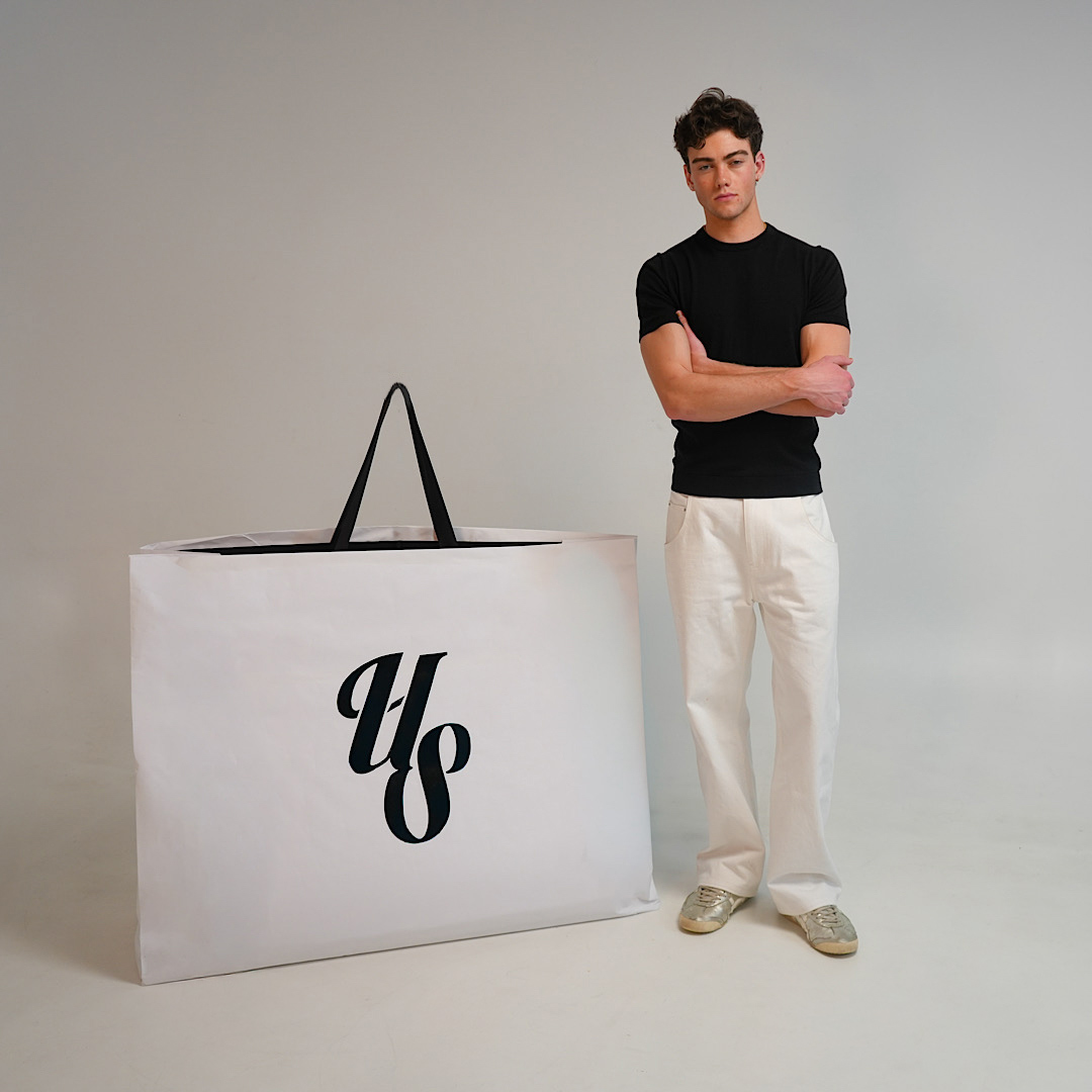 Oversized Uptus Studios monogram tote